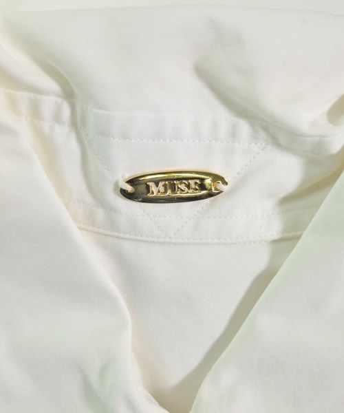 MUSE de Deuxieme Classe（ミューズドゥドゥーズィーエムクラス）カジュアルシャツ 白 サイズ:F レディース/2200616122044