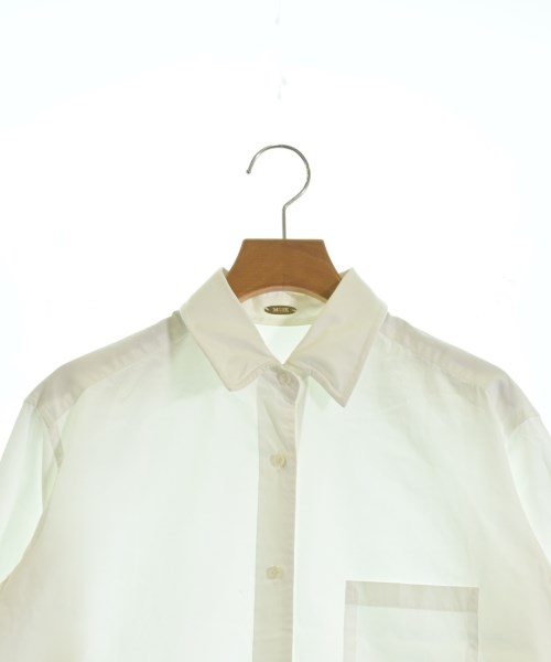 MUSE de Deuxieme Classe（ミューズドゥドゥーズィーエムクラス）カジュアルシャツ 白 サイズ:F レディース/2200616122044