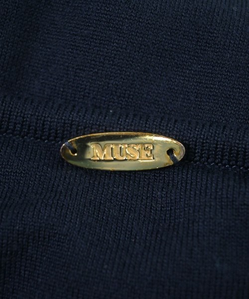 MUSE de Deuxieme Classe（ミューズドゥドゥーズィーエムクラス）カーディガン 紺 サイズ:38(M位) レディース/2200670038107