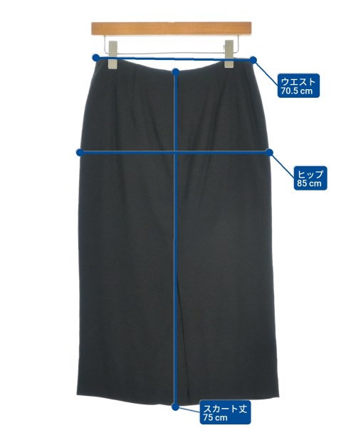 MUSE de Deuxieme Classe（ミューズドゥドゥーズィーエムクラス）ロング・マキシ丈スカート 黒 サイズ:38(M位) レディース/2200670103089