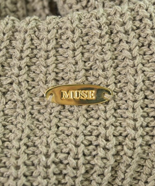 MUSE de Deuxieme Classe（ミューズドゥドゥーズィーエムクラス）ニット・セーター ベージュ サイズ:F レディース/2200673346087