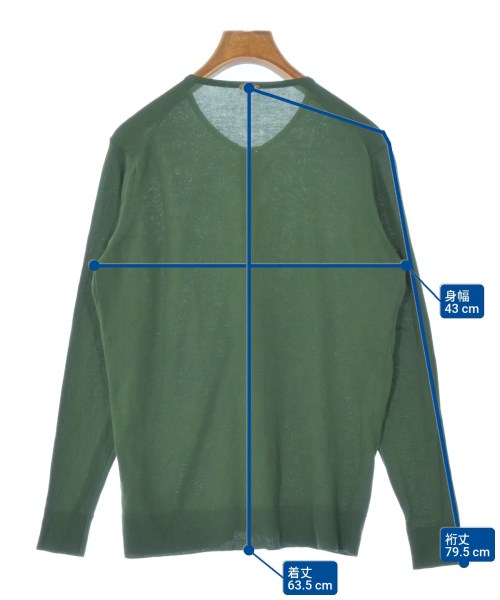 MUSE de Deuxieme Classe（ミューズドゥドゥーズィーエムクラス）カーディガン 緑 サイズ:38(M位) レディース/2200670940035