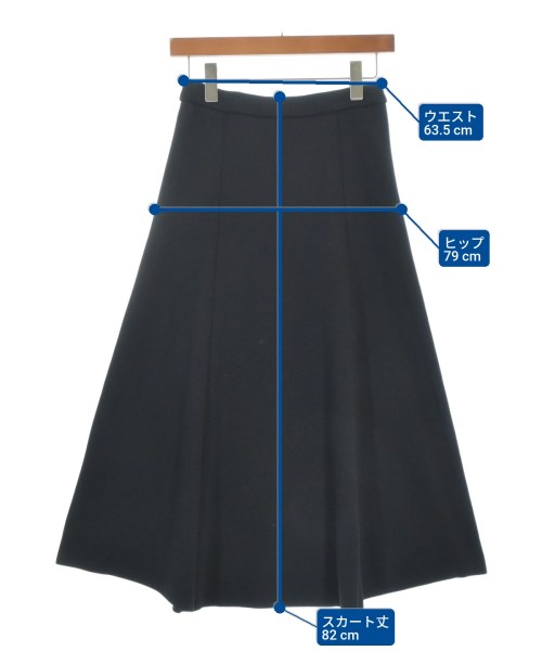 MUSE de Deuxieme Classe（ミューズドゥドゥーズィーエムクラス）ロング・マキシ丈スカート 黒 サイズ:-(S位) レディース/2200675310017