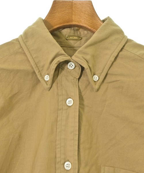 MUSE de Deuxieme Classe（ミューズドゥドゥーズィーエムクラス）カジュアルシャツ ベージュ サイズ:F レディース/2200676152012