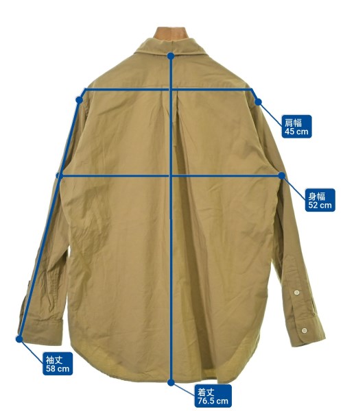 MUSE de Deuxieme Classe（ミューズドゥドゥーズィーエムクラス）カジュアルシャツ ベージュ サイズ:F レディース/2200676152012