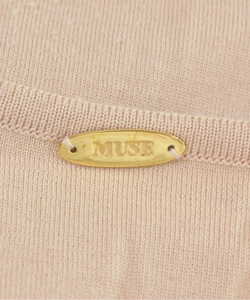 MUSE de Deuxieme Classe（ミューズドゥドゥーズィーエムクラス）カーディガン ベージュ サイズ:36(S位) レディース/2200676182033