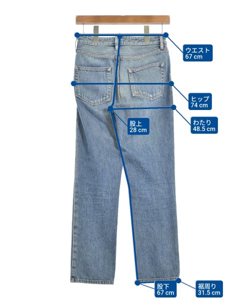 MUSE de Deuxieme Classe（ミューズドゥドゥーズィーエムクラス）デニムパンツ 青 サイズ:36(S位) レディース/2200676284218