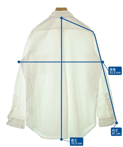 MUSE de Deuxieme Classe（ミューズドゥドゥーズィーエムクラス）カジュアルシャツ 白 サイズ:F レディース/2200676354010