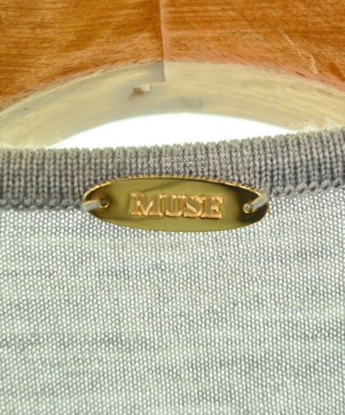 MUSE de Deuxieme Classe（ミューズドゥドゥーズィーエムクラス）カーディガン グレー サイズ:-(L位) レディース/2200672140112