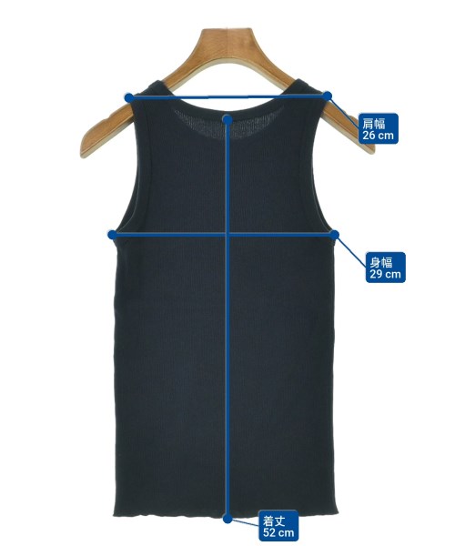 MUSE de Deuxieme Classe（ミューズドゥドゥーズィーエムクラス）タンクトップ 紺 サイズ:F レディース/2200677400068