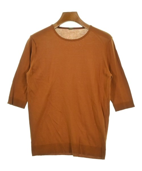 MUSE de Deuxieme Classe(ミューズドゥドゥーズィーエムクラス)ニット・セーター 茶 サイズ:38(M位)/2200671719050