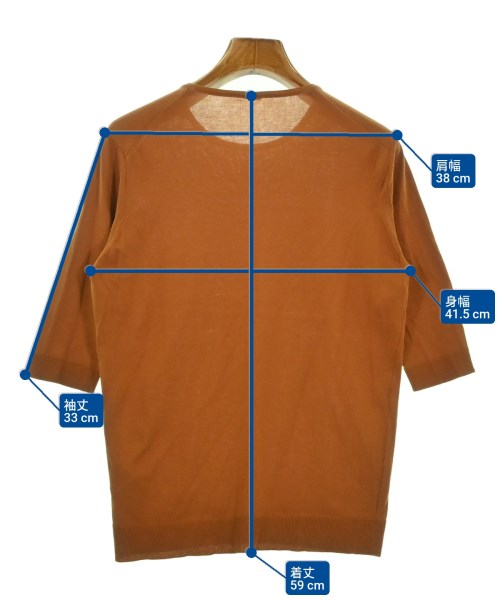 MUSE de Deuxieme Classe（ミューズドゥドゥーズィーエムクラス）ニット・セーター 茶 サイズ:38(M位) レディース/2200671719050