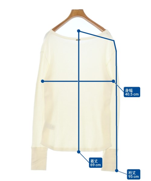 MUSE de Deuxieme Classe（ミューズドゥドゥーズィーエムクラス）Tシャツ・カットソー 白 サイズ:-(M位) レディース/2200669728255