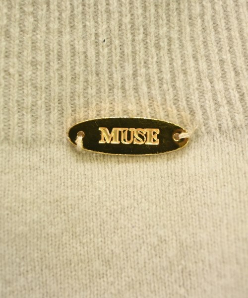 MUSE de Deuxieme Classe（ミューズドゥドゥーズィーエムクラス）ニット・セーター ベージュ サイズ:F レディース/2200674227064