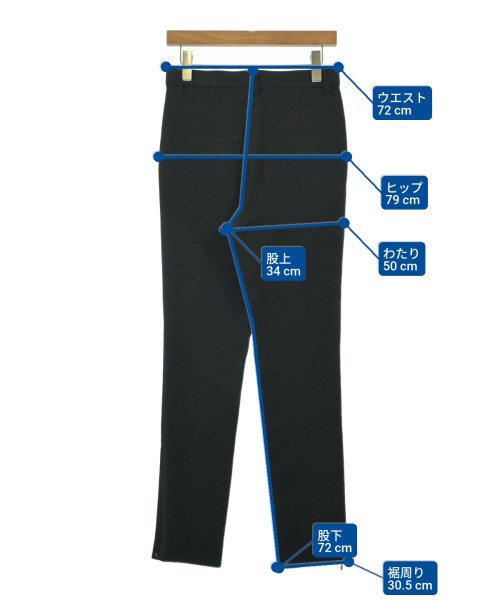 MUSE de Deuxieme Classe（ミューズドゥドゥーズィーエムクラス）スラックス 黒 サイズ:38(M位) レディース/2200673258038