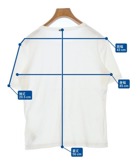 MUSE de Deuxieme Classe（ミューズドゥドゥーズィーエムクラス）Tシャツ・カットソー 白 サイズ:-(M位) レディース/2200673810045
