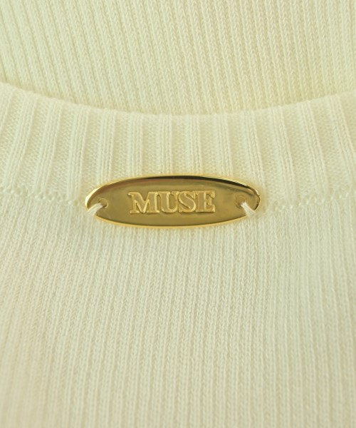 MUSE de Deuxieme Classe（ミューズドゥドゥーズィーエムクラス）ニット・セーター 白 サイズ:F レディース/2200673957139