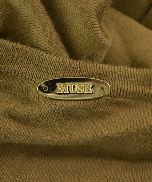 MUSE de Deuxieme Classe（ミューズドゥドゥーズィーエムクラス）ニット・セーター 茶 サイズ:38(M位) レディース/2200674940017