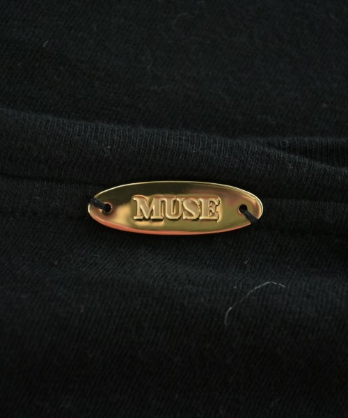 MUSE de Deuxieme Classe（ミューズドゥドゥーズィーエムクラス）Tシャツ・カットソー 黒 サイズ:-(XL位) レディース/2200688790011