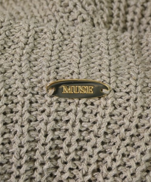 MUSE de Deuxieme Classe（ミューズドゥドゥーズィーエムクラス）ニット・セーター ベージュ サイズ:F レディース/2200673276063