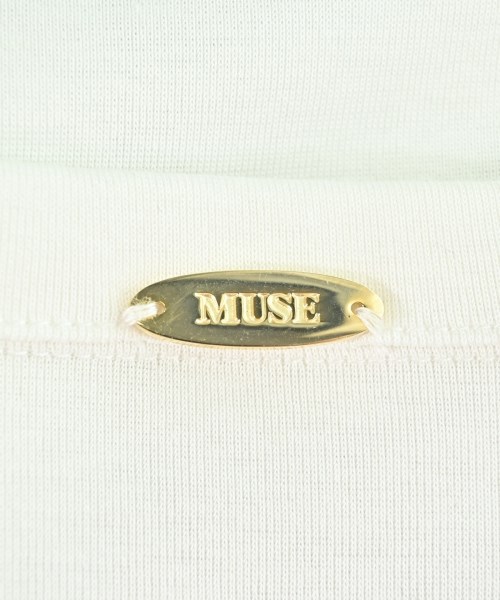 MUSE de Deuxieme Classe（ミューズドゥドゥーズィーエムクラス）Tシャツ・カットソー 白 サイズ:-(S位) レディース/2200692095072