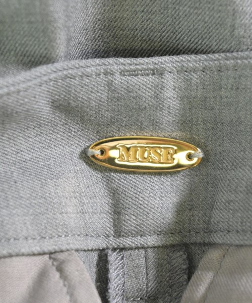 MUSE de Deuxieme Classe（ミューズドゥドゥーズィーエムクラス）クロップドパンツ グレー サイズ:34(XS位) レディース/2200690841053
