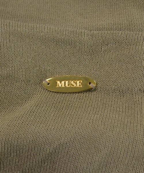 MUSE de Deuxieme Classe（ミューズドゥドゥーズィーエムクラス）カーディガン ベージュ サイズ:F レディース/2200687350186