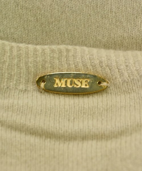 MUSE de Deuxieme Classe（ミューズドゥドゥーズィーエムクラス）ニット・セーター 白 サイズ:F レディース/2200687350209