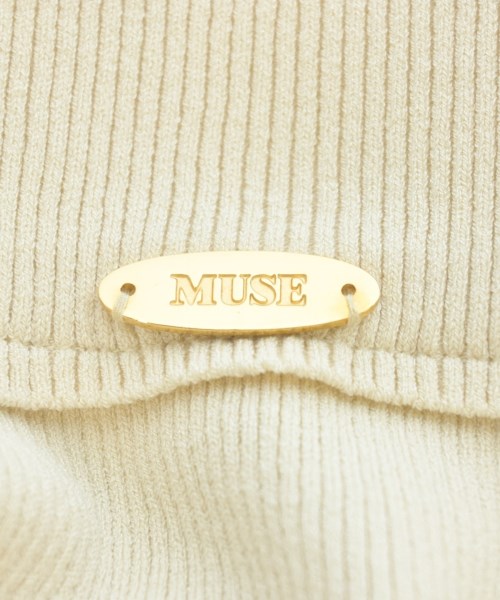 MUSE de Deuxieme Classe（ミューズドゥドゥーズィーエムクラス）ひざ丈スカート 白 サイズ:-(M位) レディース/2200696514029