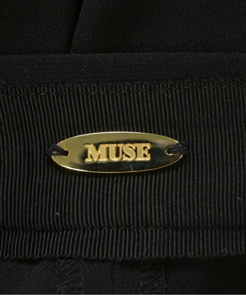 MUSE de Deuxieme Classe（ミューズドゥドゥーズィーエムクラス）スラックス 黒 サイズ:34(XS位) レディース/2200697063021