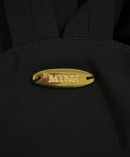 MUSE de Deuxieme Classe（ミューズドゥドゥーズィーエムクラス）オールインワン/サロペット 黒 サイズ:36(S位) レディース/2200693535041