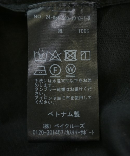 MUSE de Deuxieme Classe（ミューズドゥドゥーズィーエムクラス）カジュアルシャツ 黒 サイズ:F レディース/2200698083080