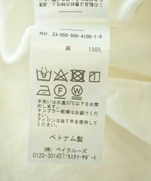 MUSE de Deuxieme Classe（ミューズドゥドゥーズィーエムクラス）カジュアルシャツ 白 サイズ:F レディース/2200699133067