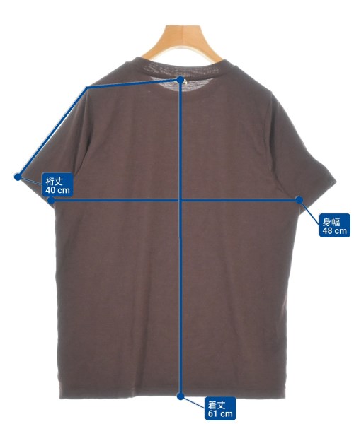 MUSE de Deuxieme Classe（ミューズドゥドゥーズィーエムクラス）Tシャツ・カットソー 茶 サイズ:F レディース/2200699148139