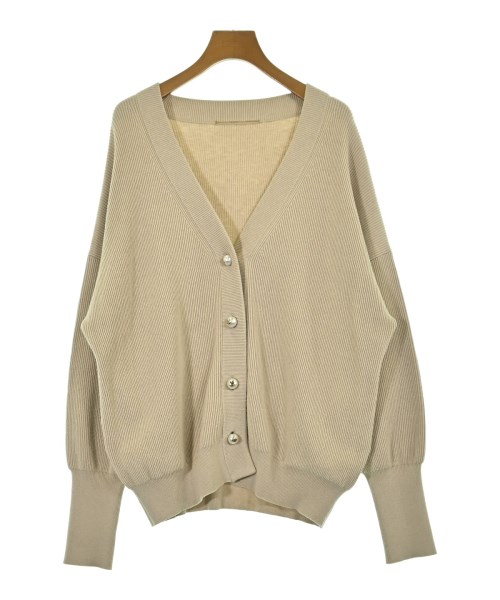 MUSE de Deuxieme Classe(ミューズドゥドゥーズィーエムクラス)カーディガン ベージュ サイズ:F/2200650383029