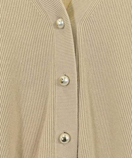 MUSE de Deuxieme Classe（ミューズドゥドゥーズィーエムクラス）カーディガン ベージュ サイズ:F レディース/2200650383029