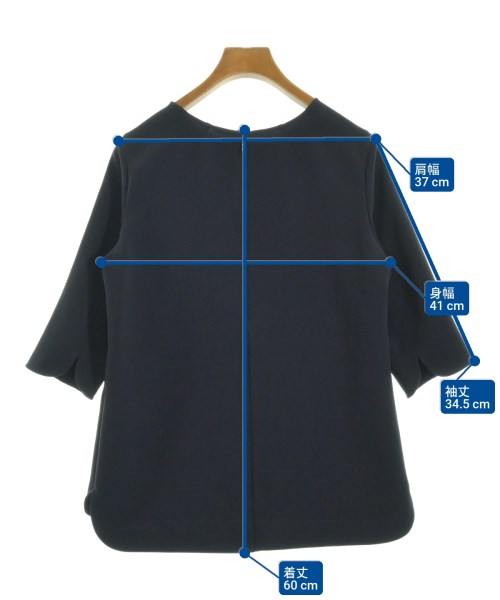 MUSE de Deuxieme Classe（ミューズドゥドゥーズィーエムクラス）カジュアルシャツ 紺 サイズ:-(M位) レディース/2200655708049