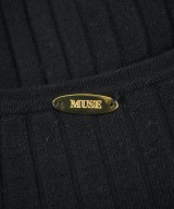MUSE de Deuxieme Classe（ミューズドゥドゥーズィーエムクラス）ニット・セーター 黒 サイズ:F レディース/2200651050050