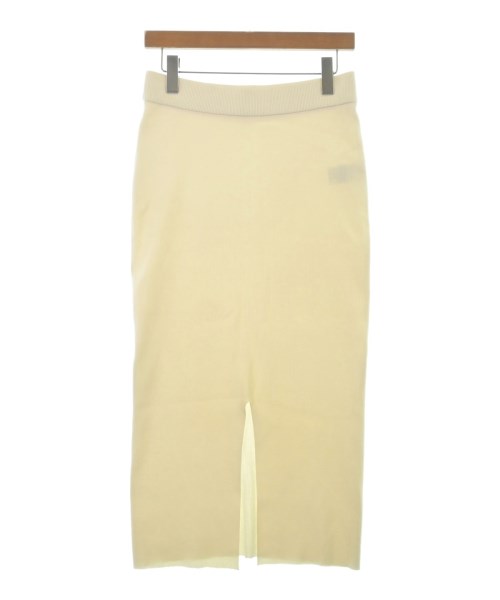 MUSE de Deuxieme Classe(ミューズドゥドゥーズィーエムクラス)ロング・マキシ丈スカート 白 サイズ:38(M位)/2200652518078