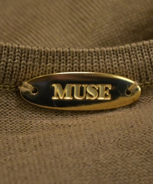 MUSE de Deuxieme Classe（ミューズドゥドゥーズィーエムクラス）ニット・セーター 茶 サイズ:36(S位) レディース/2200658537035