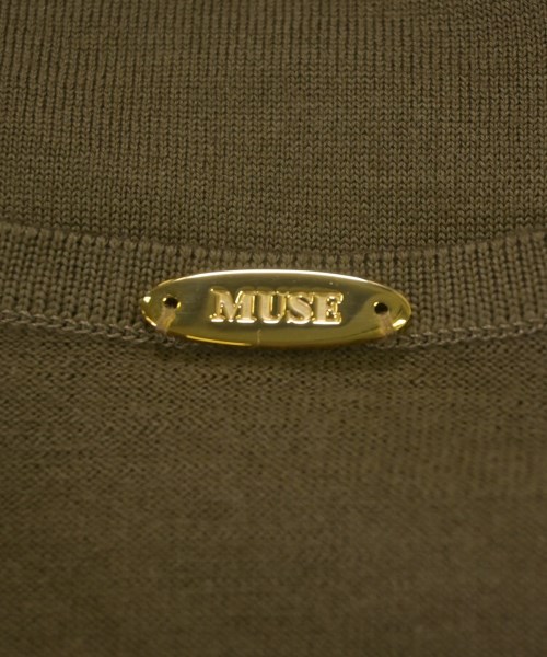 MUSE de Deuxieme Classe（ミューズドゥドゥーズィーエムクラス）ニット・セーター 茶 サイズ:36(S位) レディース/2200658537066