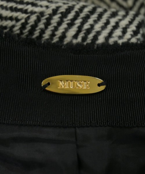MUSE de Deuxieme Classe（ミューズドゥドゥーズィーエムクラス）ノーカラージャケット 黒 サイズ:F レディース/2200658596018