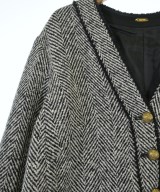 MUSE de Deuxieme Classe（ミューズドゥドゥーズィーエムクラス）ノーカラージャケット 黒 サイズ:F レディース/2200658596018