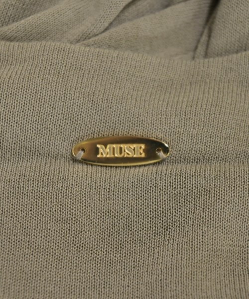 MUSE de Deuxieme Classe（ミューズドゥドゥーズィーエムクラス）カーディガン ベージュ サイズ:F レディース/2200657935115