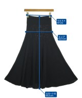 MUSE de Deuxieme Classe（ミューズドゥドゥーズィーエムクラス）ロング・マキシ丈スカート 黒 サイズ:-(XS位) レディース/2200659002136