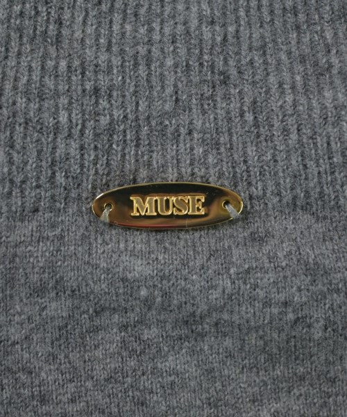MUSE de Deuxieme Classe（ミューズドゥドゥーズィーエムクラス）ニット・セーター グレー サイズ:-(M位) レディース/2200659765024