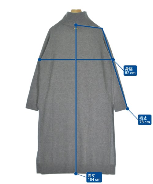 MUSE de Deuxieme Classe（ミューズドゥドゥーズィーエムクラス）ニット・セーター グレー サイズ:-(M位) レディース/2200659765024