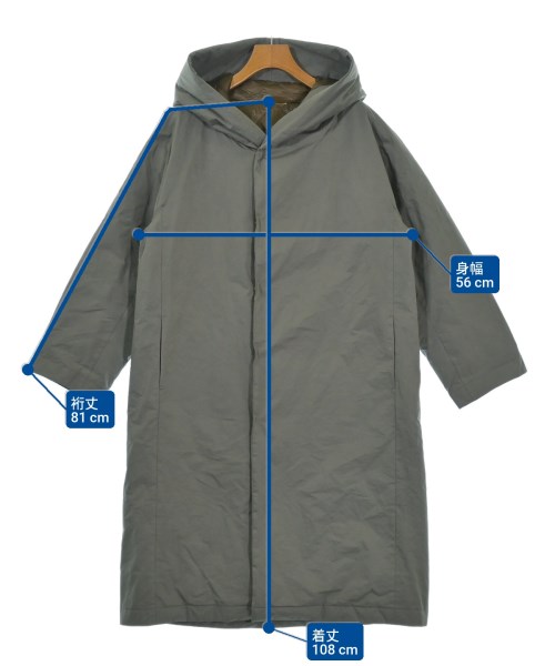 MUSE de Deuxieme Classe（ミューズドゥドゥーズィーエムクラス）ダウンコート カーキ サイズ:F レディース/2200654291054