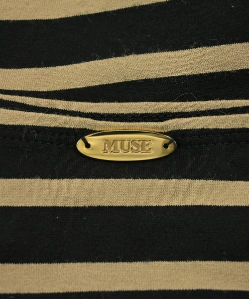 MUSE de Deuxieme Classe（ミューズドゥドゥーズィーエムクラス）Tシャツ・カットソー 黒 サイズ:F レディース/2200658391026