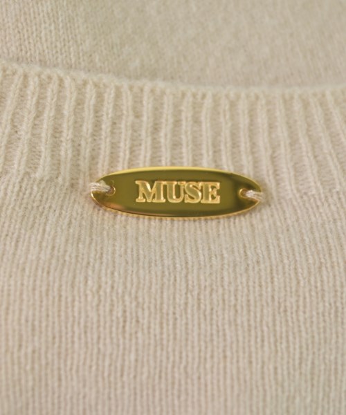MUSE de Deuxieme Classe（ミューズドゥドゥーズィーエムクラス）ニット・セーター ベージュ サイズ:-(M位) レディース/2200653173047